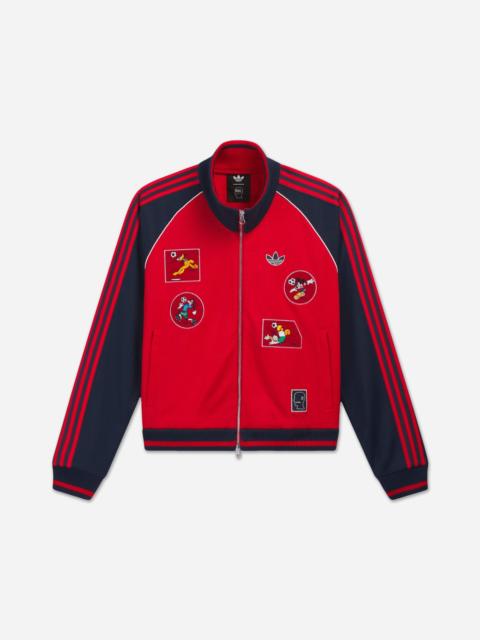adidas Brain Dead x Disney Track Top Better Scarlet