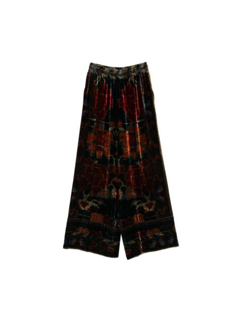 Pierre-Louis Mascia Printed wide-leg trousers