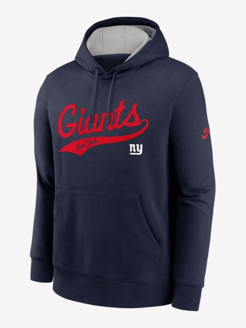 Nike New York Giants Rewind Club Logo Men's Nike NFL Pullover Hoodie