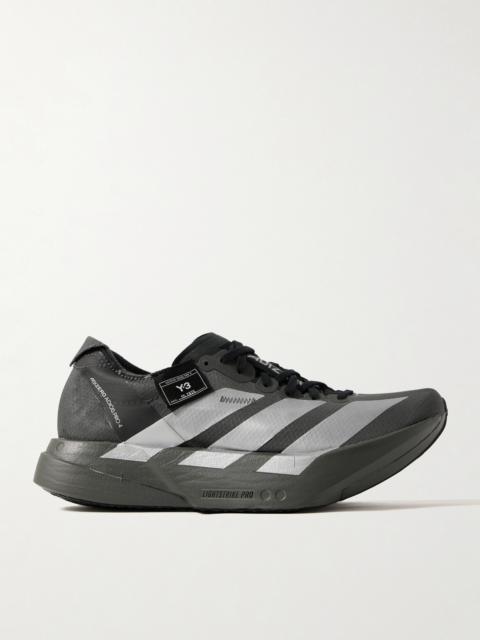 Y-3 + Y-3 Adizero Adios Pro 4 Rubber-trimmed Ripstop Sneakers