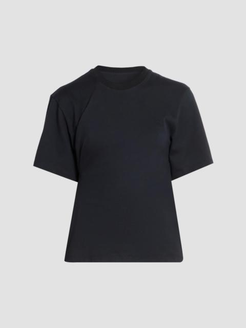Victoria Beckham Women's Tilly Cotton Crewneck T-Shirt - Black