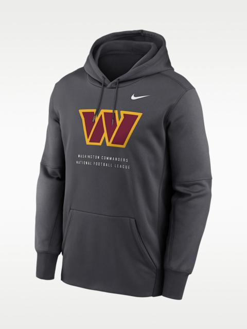 Nike Washington Commanders Men's Nike Therma NFL Pullover Hoodie