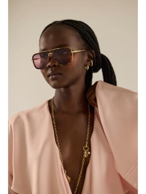 FREE PEOPLE Luna Classic Aviator Sunglasses