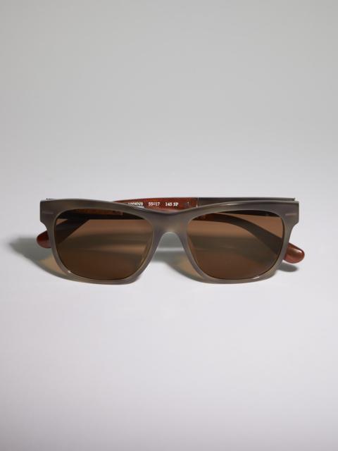 Brunello Cucinelli Sartorial Sunset acetate sunglasses with polarized lenses