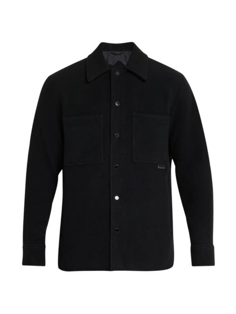Canada Goose Men's Atkinson Wool-Blend Shirt Jacket - Black
