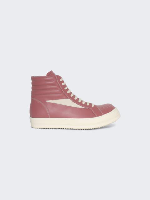 Scarpe In Pelle High Top Vintage Sneakers Thulian And Milk