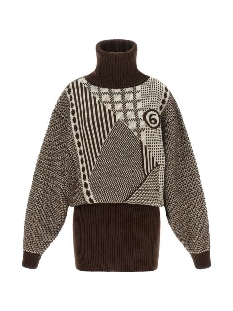 MM6 Maison Margiela 'Numeric Signature Mm6' Reversible Dress