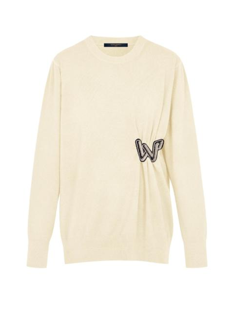 Louis Vuitton Knitted Pullover With Embroidered Patch