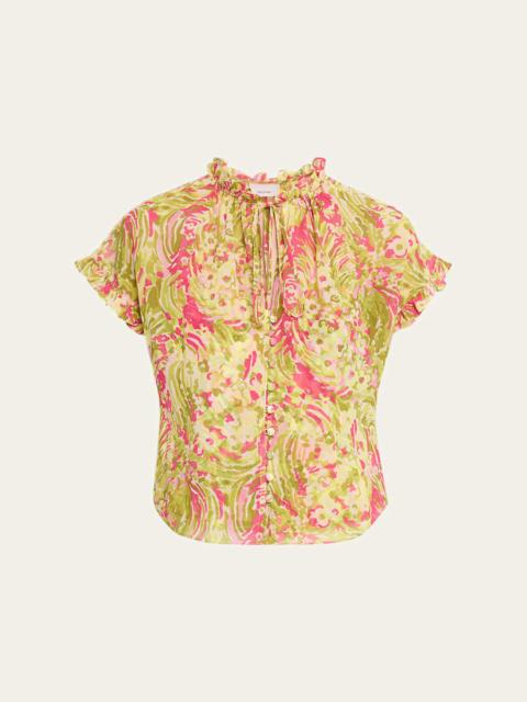 Cinq à Sept Jeni Daisy Swirl Top