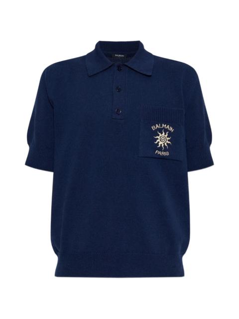 Balmain chest-pocket polo shirt