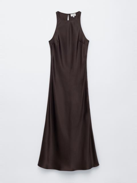 & Other Stories Sleeveless Satin Midi Dress