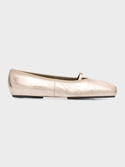 Givenchy Metallic 4G Ballerina Flats