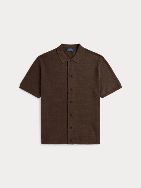 Polo Ralph Lauren Cotton-Linen Short-Sleeve Cardigan