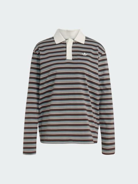 adidas STRIPED OVZD LS POLO Shirt