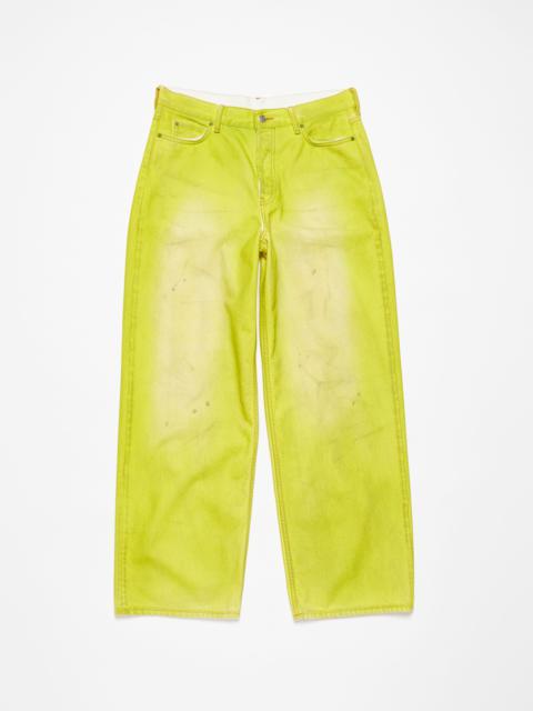 Acne Studios Loose fit jeans - 1981F - Neon yellow