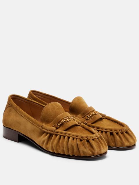 Valentino VLogo suede loafers