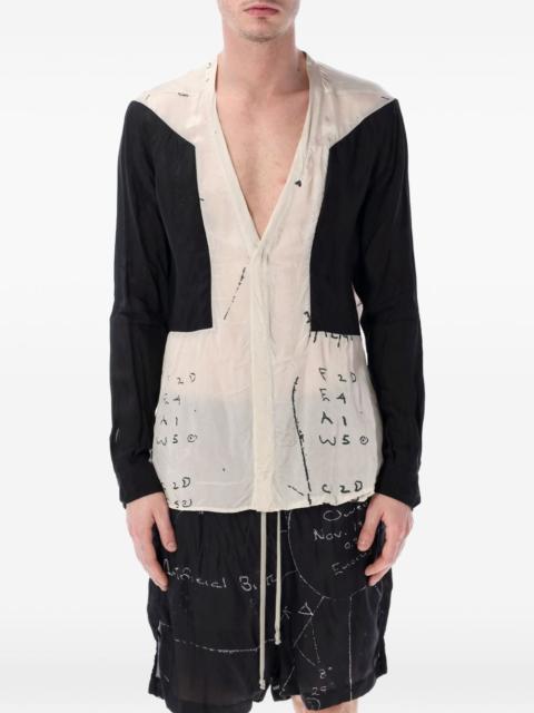 Rick Owens Larry Fogpocket long-sleeve shirt