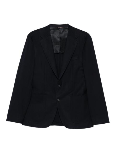 Canali two-button patch-pocket blazer