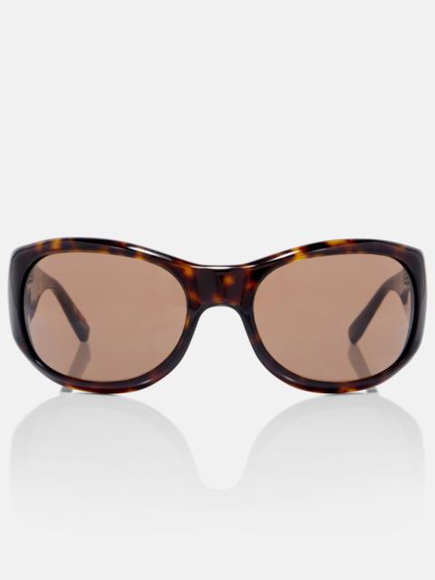 MAGDA BUTRYM Logo round sunglasses