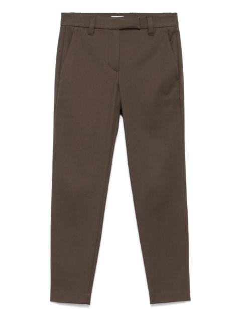 slim-fit trousers
