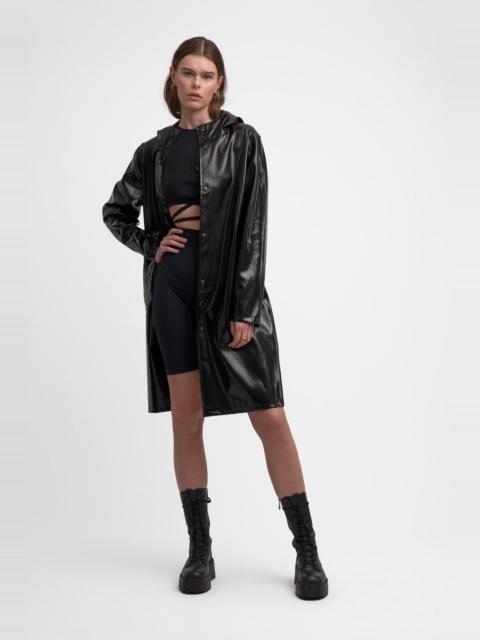 Stutterheim Stockholm Long Opal Raincoat Black