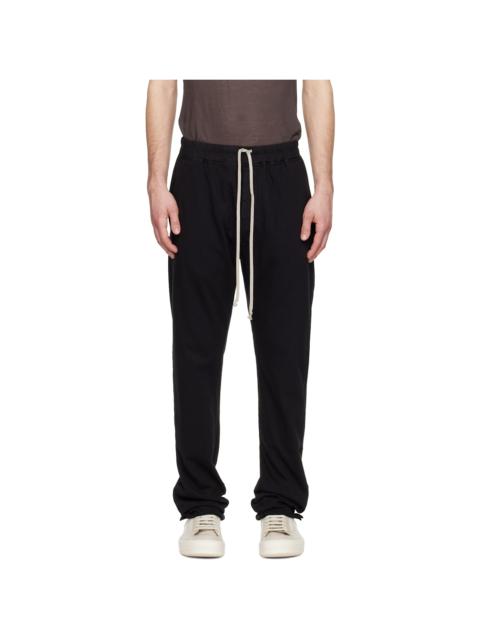 Rick Owens DRKSHDW Black Temple Berlin Drawstring Sweatpants