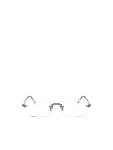Ray-Ban x Asap Rocky rectangle rimless glasses