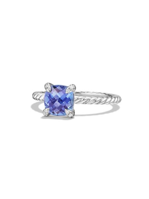DAVID YURMAN Women's Chatelaine Ring in 18K White Gold - Tanzanite