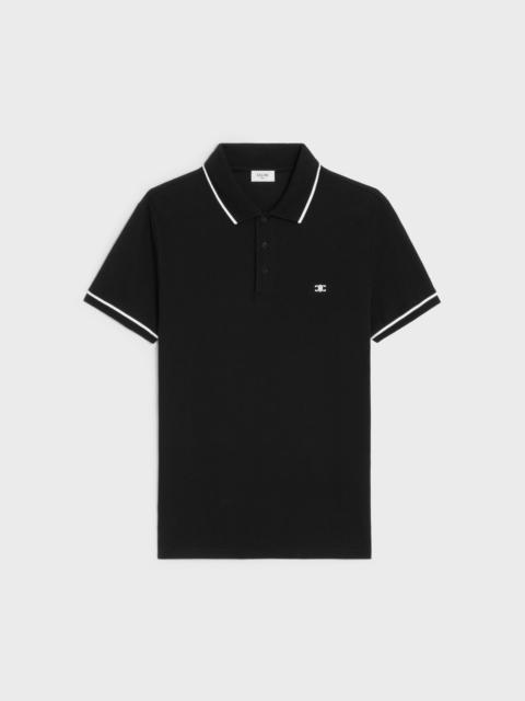 CELINE classic polo shirt in cotton piqué