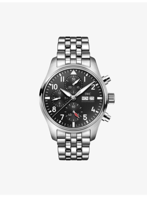 IWC Schaffhausen Pilot's Chronograph 41 Stainless-Steel Automatic Watch 41mm