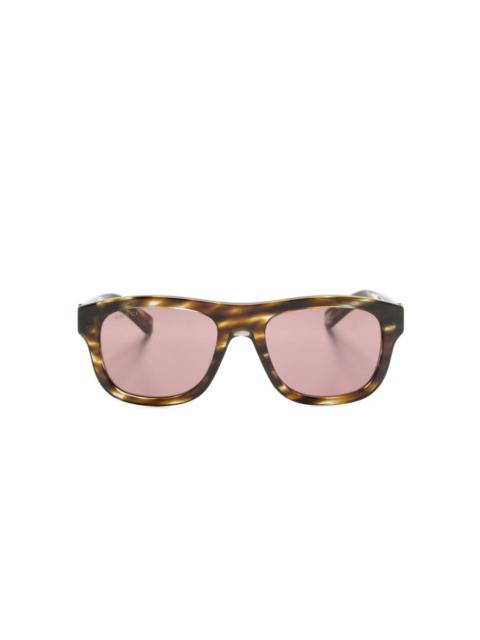 tortoiseshell wayfarer-frame sunglasses