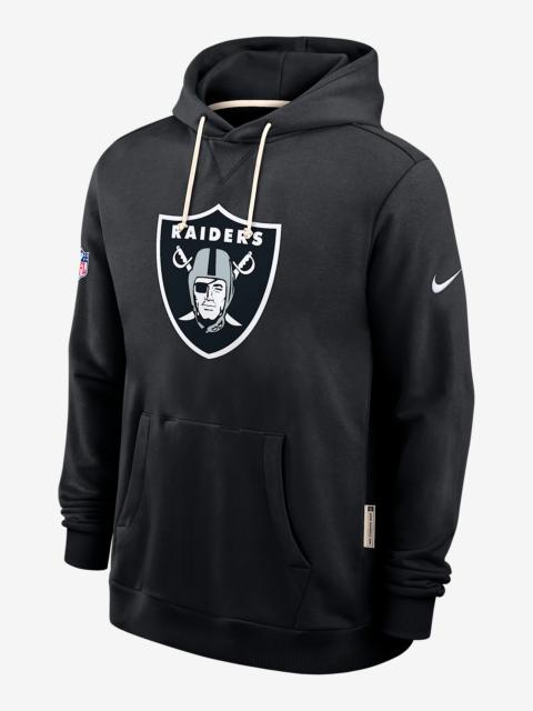 Nike Las Vegas Raiders Initial Home Sideline Men's Nike Dri-FIT NFL Pullover Hoodie