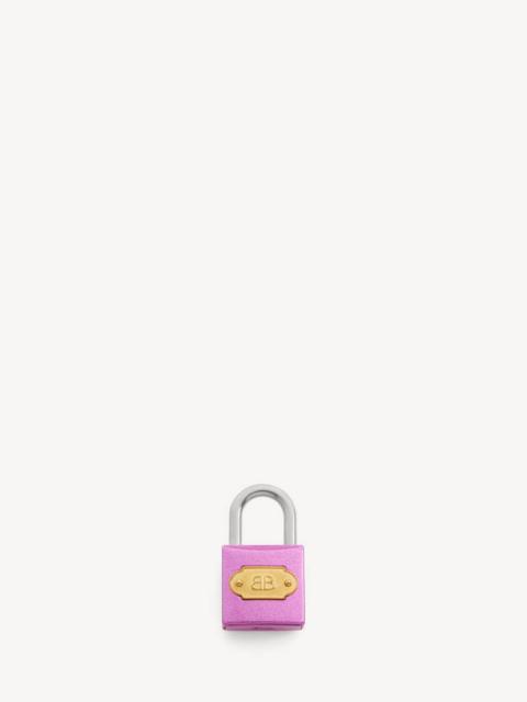 BALENCIAGA Women's Charm/keychain Bb Padlock in Pink/gold