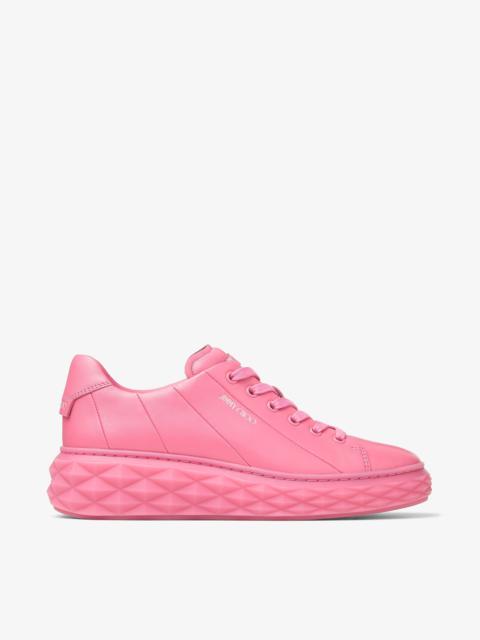 JIMMY CHOO Diamond Light Maxi/F
Candy Pink Nappa Leather Low-Top Trainers with Platform Sole