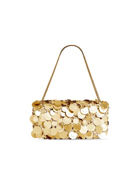 rabanne Layered Paillette Shoulder Bag gold