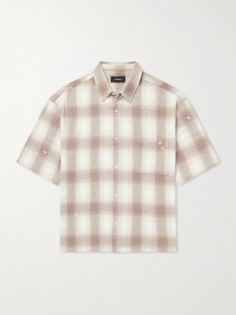 NAHMIAS Checked Cotton-Flannel Shirt