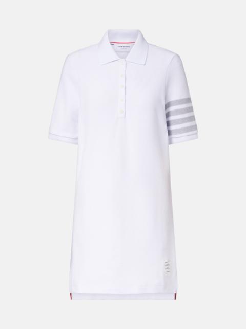 Thom Browne 4-Bar cotton piqué polo dress