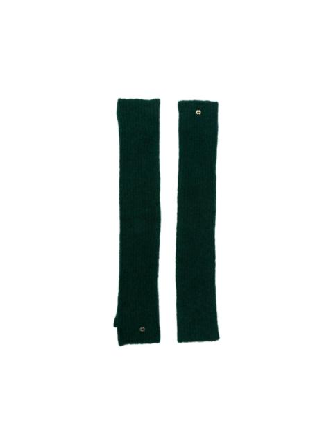 maje ribbed fingerless gloves