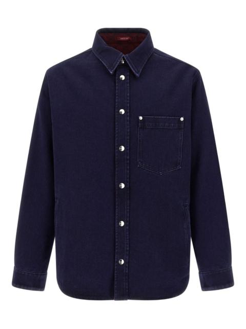 GUCCI long-sleeved denim shirt