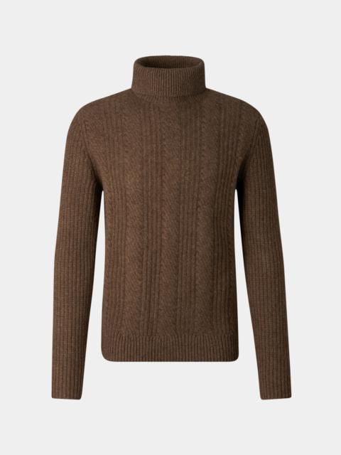 BOGNER Eros Yak Pullover in Brown