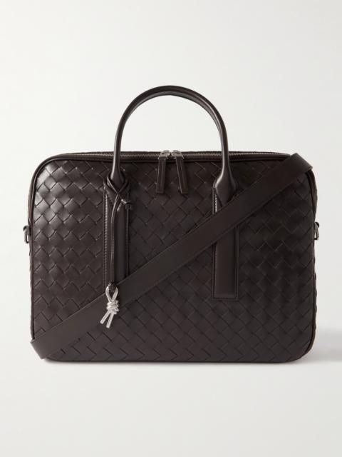 Bottega Veneta Getaway Intrecciato Leather Briefcase