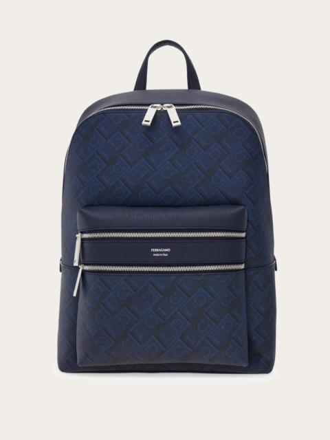 FERRAGAMO Embossed Gancini backpack