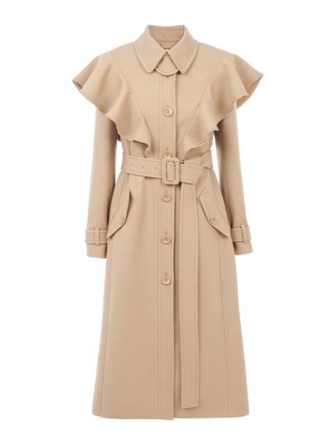 Chloé RUFFLED TRENCH COAT