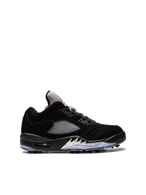 Jordan 5 Retro Low Golf "Black Metallic" sneakers