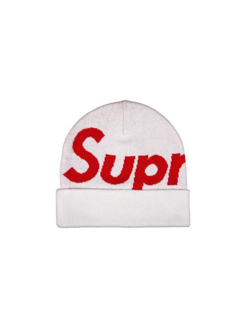 Supreme Big Logo Beanie 'White'