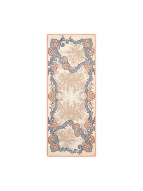 Etro Year Of Snake scarf