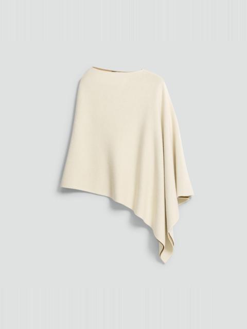 Theory Draped Poncho in Felted Wool-Cashmere