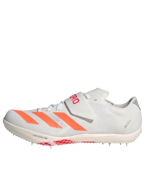 adidas adidas Adizero High Jump 'White Lucid Orange' JQ0811