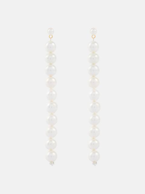 MAGDA BUTRYM Pearl drop earrings