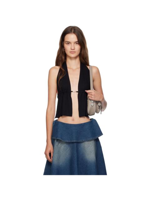 gimaguas Black Mia Buckle Top